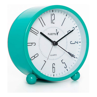 Reloj Despertador Luz Nocturna Simple Retro Color Azul Reloj Despertador Luz Nocturna Simple Retro Color Azul