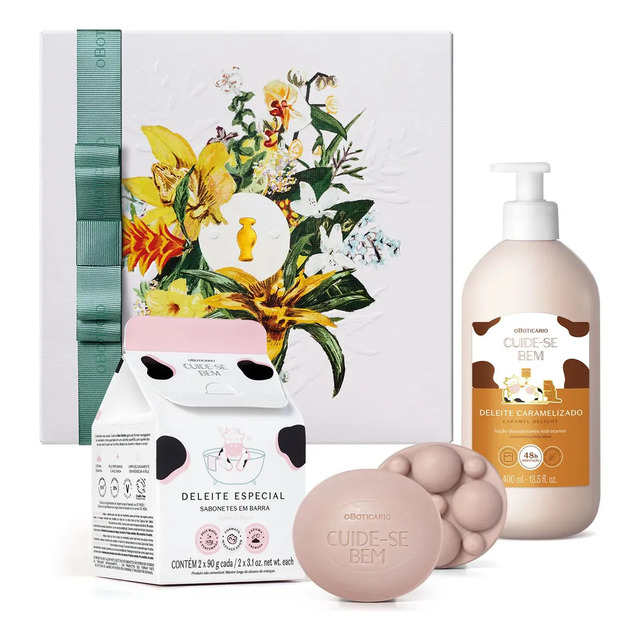 Combo Presente Dia Das Mães Cuide-se Bem Deleite Caramelizad