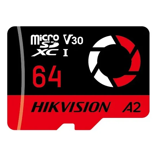 Tarjeta Micro Sd 64 Gb 180/150 Mbs Clas10 E3 Hikvision 20861