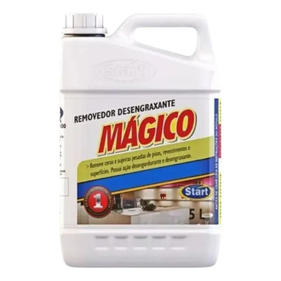Magico Removedor De Cera Start 5l Tire Graxa Da Sua Garagem