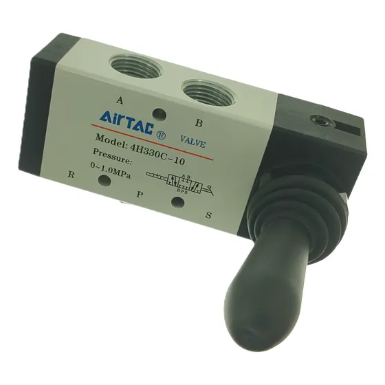 Valvula Direccional D Palanca Neumática 5/3 Airtac 4h330c-10