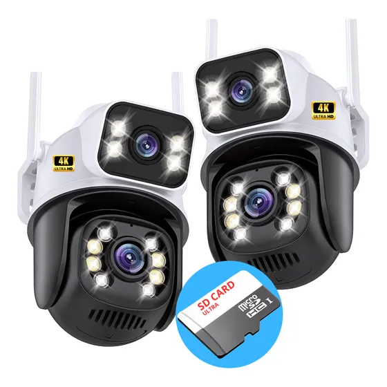 Kit 2 Câmera A28b 6mp/5x Wifi Ptz + Cartão 64gb