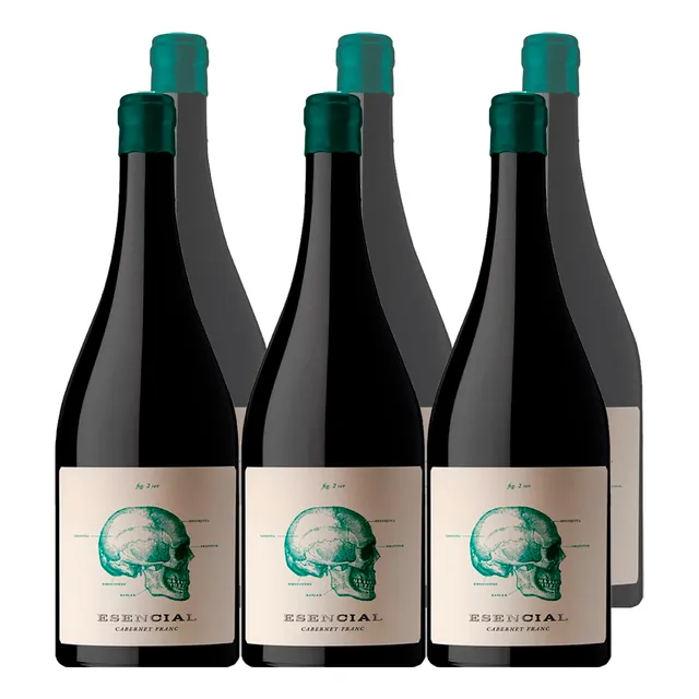 Vino Esencial Cabernet Franc Bodega Viña Alta Caja X6