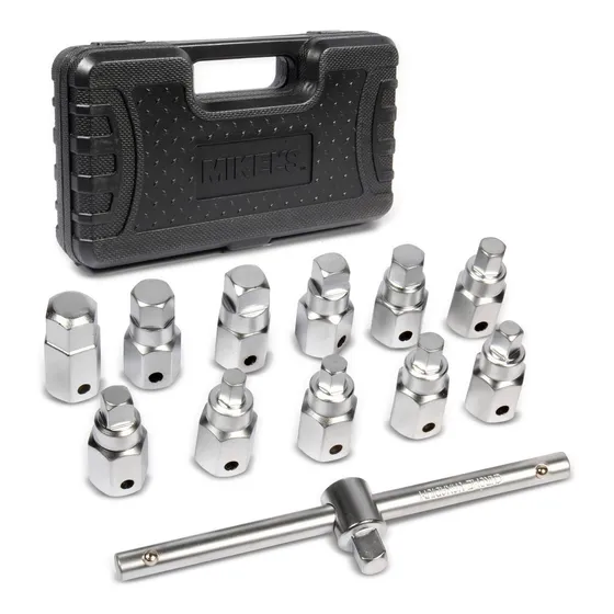 Kit Juego De Dados Y Llaves 3/8  Para Tapón De Carter