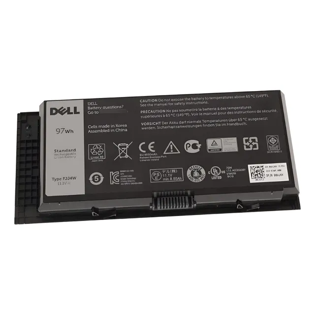 Fjj4w - Original Dell Battery 11.1 V 8550 Mah 97 Wh