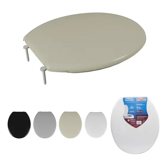 Tampa Almofadado Assento Privada Oval Universal Astra Slim 