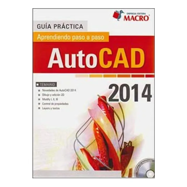 Libro Guia Practica Aprendiendo Paso A Paso Autocad 2014