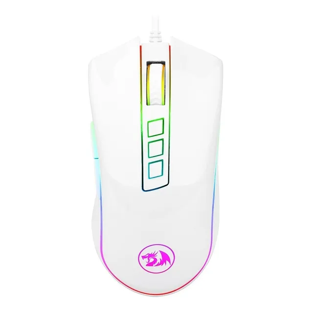 Mouse Gamer Redragon Cobra M711 White Rgb