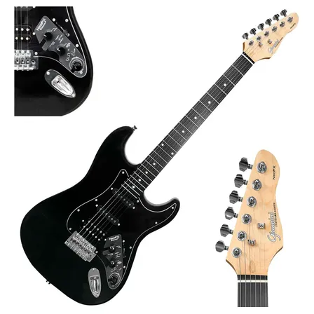 Guitarra Giannini Neofx G101 Preta Hss Efeitos Embutidos