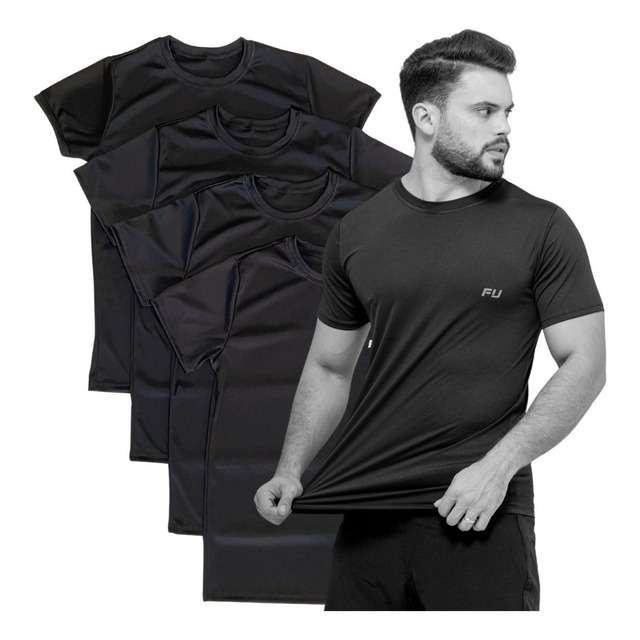 Camisa Dry Fit Kit Com 4 Academia Treino Corrida Premium Camisa Dry Fit Kit Com 4 Academia Treino Corrida Premium