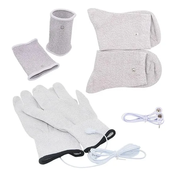 Kit Luvas Meias E Pulso Quântica Método Haguihara De Prata