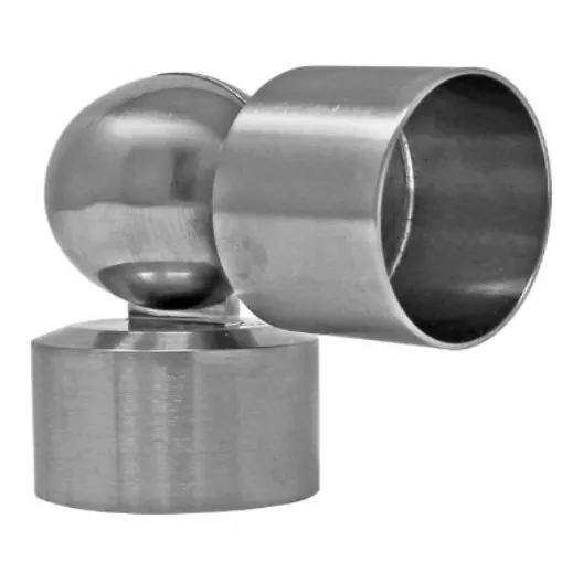 Conector / Codo Tubo  Tubo Para Barandal Bruken 2 Piezas