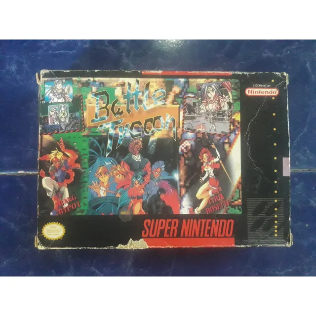 Vendo Juego De Super Nintendo Battle Tycon Asiatico En Caja