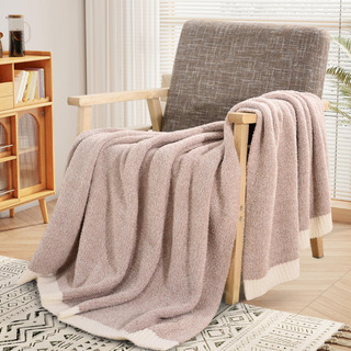 Manta Reversible Súper Suave Terracota 127 X 152 Cm Para Sof Manta Reversible Súper Suave Terracota 127 X 152 Cm Para Sof