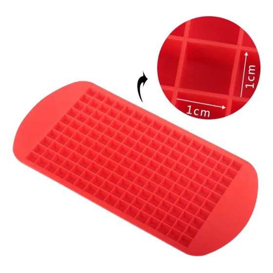 Forma Gelo Silicone Whisky 160 Cubos Drink Forminha Mini