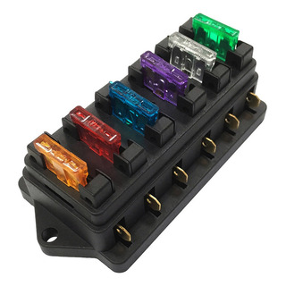 Caja Portafusibles Automotrices De 6 Vías Con 6 Fusibles Est Caja Portafusibles Automotrices De 6 Vías Con 6 Fusibles Est