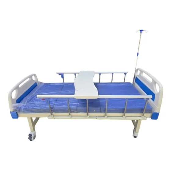 Cama  Clínica Manual Dos Posiciones Con Mesa Y Paral
