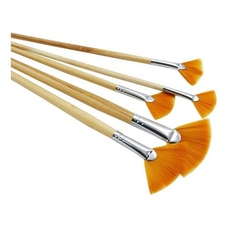 5 Pinceles Abanico Para Oleo Acrilico Acuarela Pintura 5 Pinceles Abanico Para Oleo Acrilico Acuarela Pintura