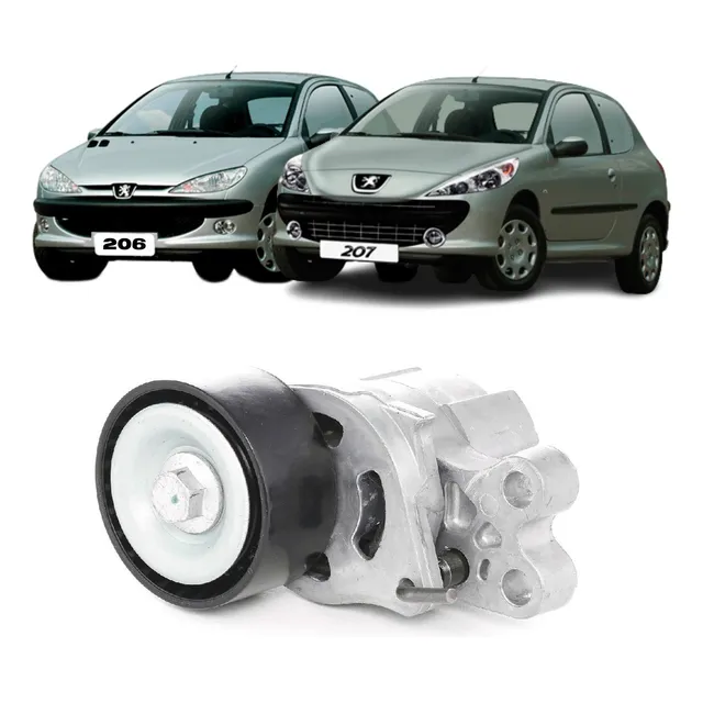 Tensor Poli V Para Peugeot 206 207 1.4 8v Tu3 / 1.6 16v Tu5