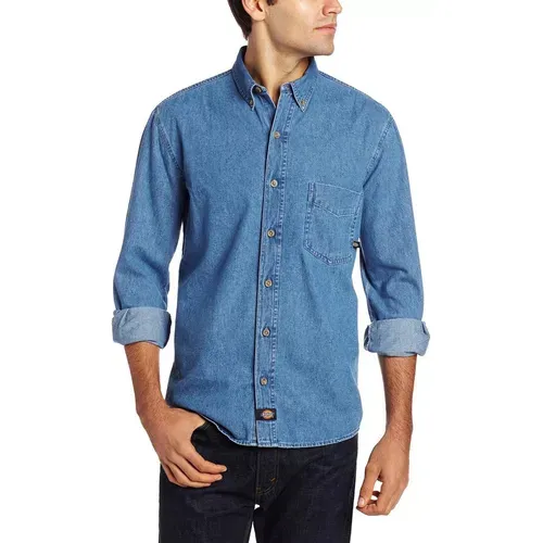 Camisa Dickies De Algodón Larga