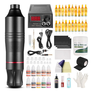 Kit De Máquina Tatuadora Rotativa Y Portátil Tipo Pluma Kit De Máquina Tatuadora Rotativa Y Portátil Tipo Pluma