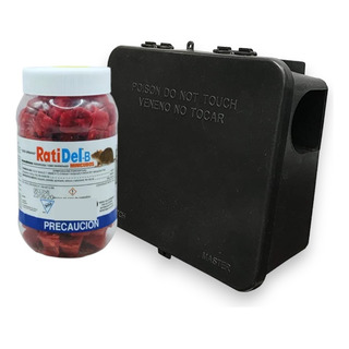 Ratidel B 250g + Cebadera + Trampa Catchmaster Ratidel B 250g + Cebadera + Trampa Catchmaster