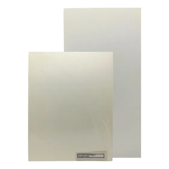 Cartulina Opalina Marfil 220gr  25 Hojas