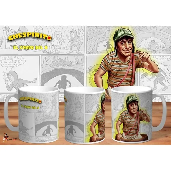 Taza De Ceramica Chespirito El Chavo Del 8