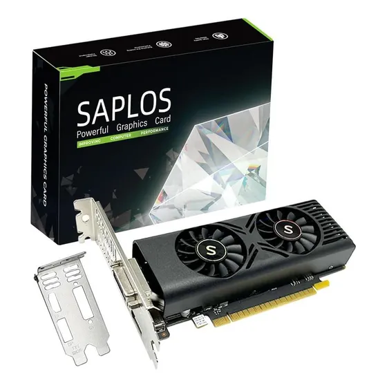 Placa Gráfica Saplos Gtx 1050 Para Pc, 4 Gb Gddr5 De 128 Bit
