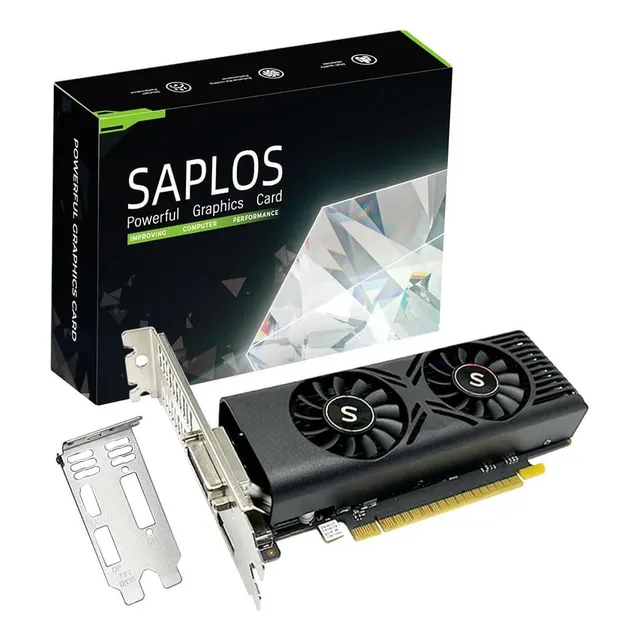 Tarjeta Gráfica Saplos Gtx 1050 Para Pc, 4gb Gddr5 128 Bits,