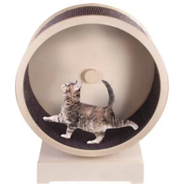 Parque Rueda Para Gatos 60x33x91 Cms Alto Americana