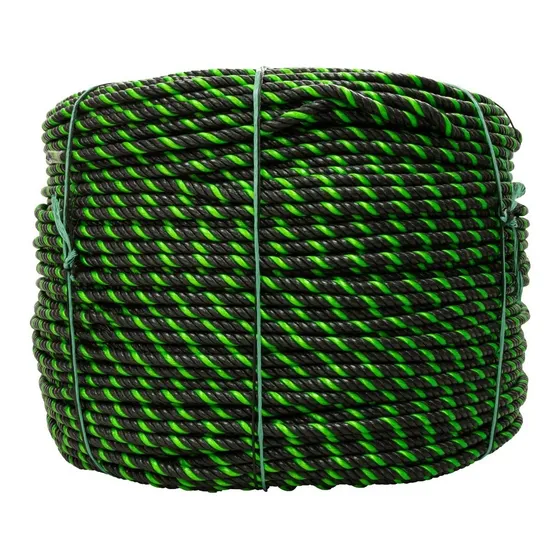 Cuerda Cable Polipropileno Uv 10mm 4 Cabos Negro