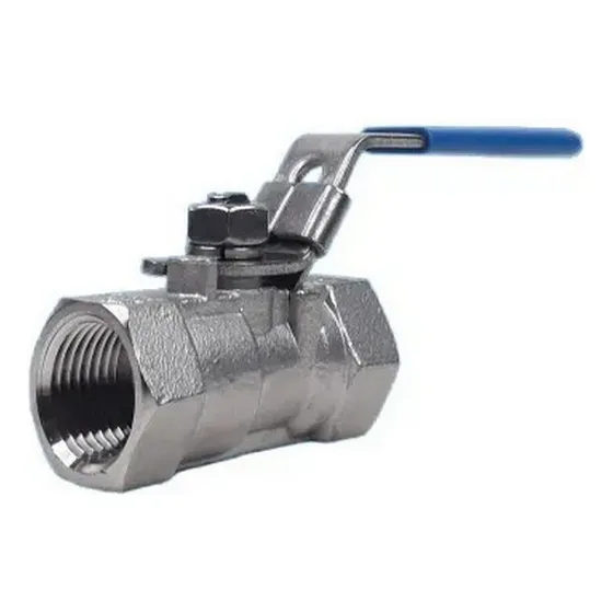Válvula Esfera Monobloco Inox 304 Rosca 1/2'' Bsp