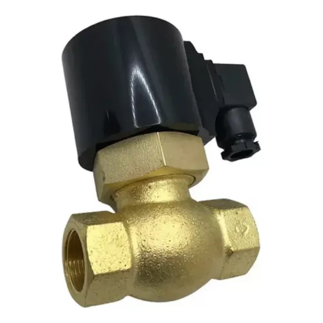 Válvula Solenoide 1/2 Pol 2/2 Vias Vapor 180ºc C/ Bobina