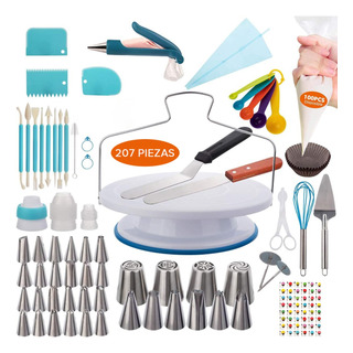Set Utensilios Repostería Pastelería Base Giratoria Pastel Set Utensilios Repostería Pastelería Base Giratoria Pastel