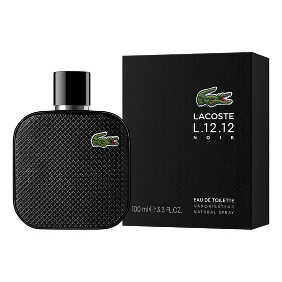Perfume Lacoste L.12.12 Noir Edt 100ml Volumen De La Unidad 100 Ml