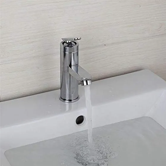 Grifo Lavabo Baño Mezclador Montado Cubierta