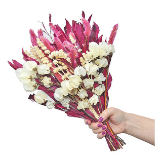 Buquê De Flores Desidratadas Rabo De Gato Rosa Buquê De Flores Desidratadas Rabo De Gato Rosa