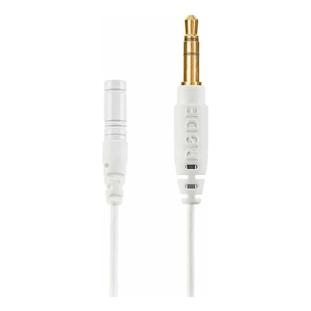 Micrófono Rode Lavalier Go Condensador Omnidireccional color blanco
