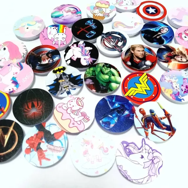 10 Popsocke Variados De Diseños Animados Soporte Celular X10