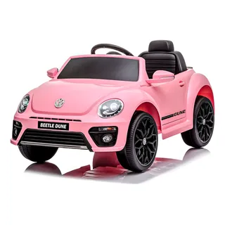 Carro Elétrico Infantil Fusca 6v Rosa Com Controle Remoto Carro Elétrico Infantil Fusca 6v Rosa Com Controle Remoto