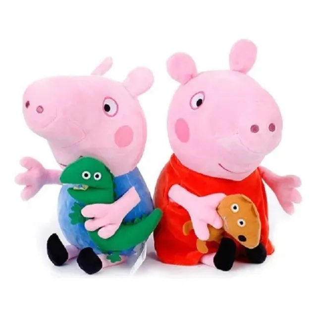 Set Peluches Peppa Pig Y George 25 Cm 
