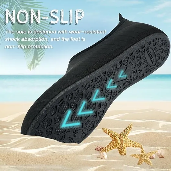  Zapatos Negros De Agua Unisex (anluke) 27cm