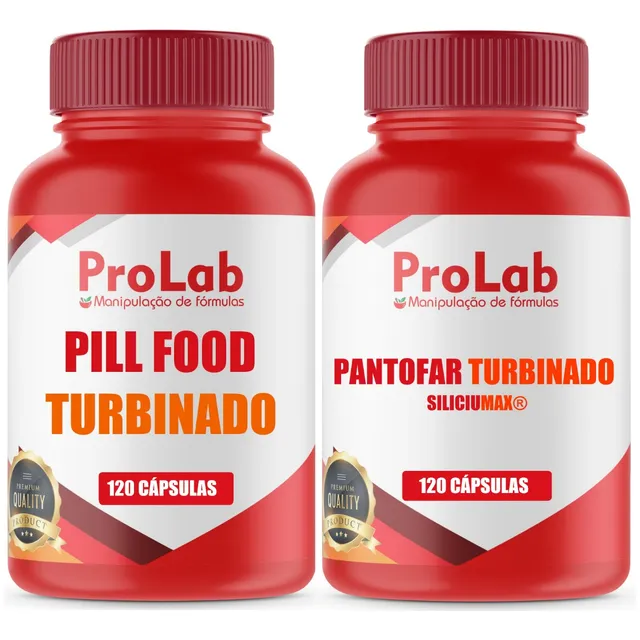 Pillfood Turbo Com 120 Cáps + Pantofar Turbo Com 120 Cáps