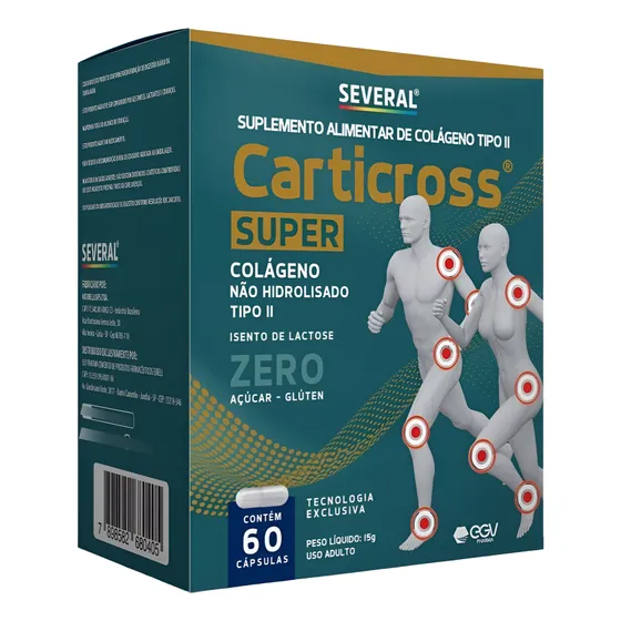 Carticross Super Colágeno Tipo 2 60 Cápsulas - Several