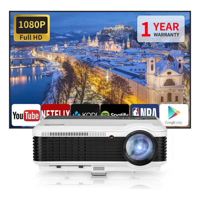 Eug Proyector Lcd Cinema Hdmi Lumene Color Brillo Blanco