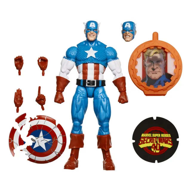 Marvel Legends Series Figura De Acción De Capitán América +3 Años