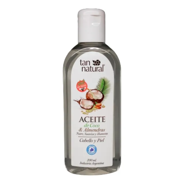 Aceite De Coco Para Cabello Y Piel Sin Tacc - Tan Natural