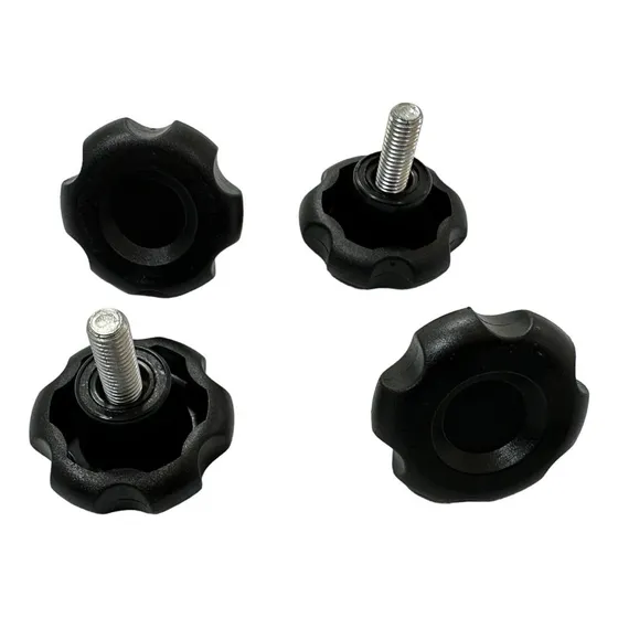 Kit 4 Parafuso Borboleta M8 Para Fixação Suporte Bau Motoboy
