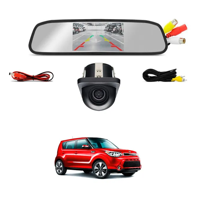 Retrovisor Com Câmera De Ré Kia Soul 2016 2017 2018 2019